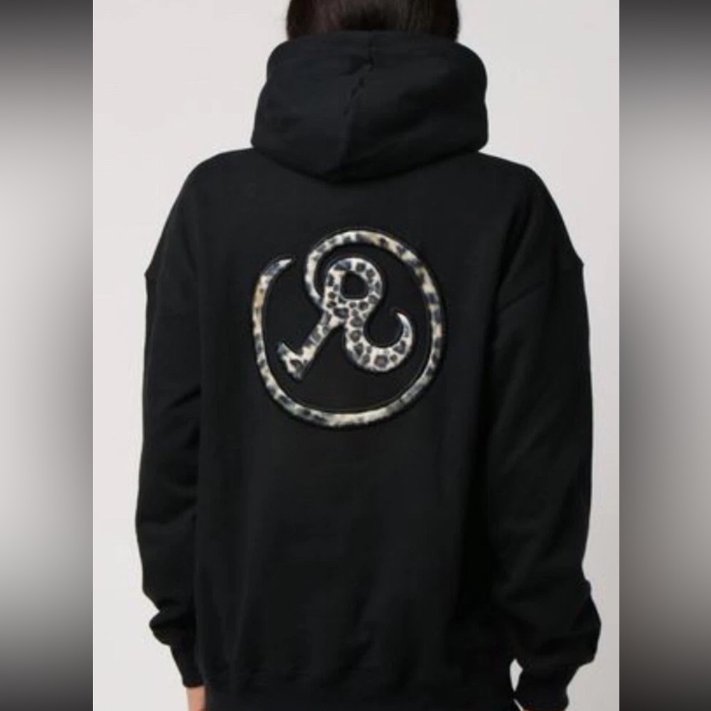 Richardson Leopard Glyph Hoodie Size 1